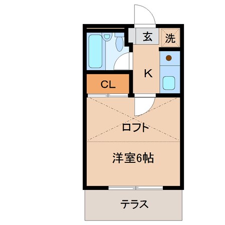 パレス京町の物件間取画像